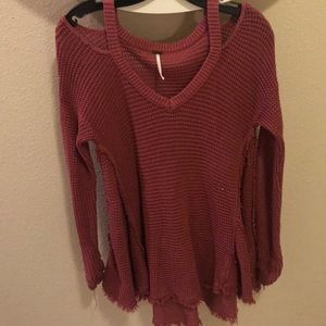 Free People cold-shoulder Sweater